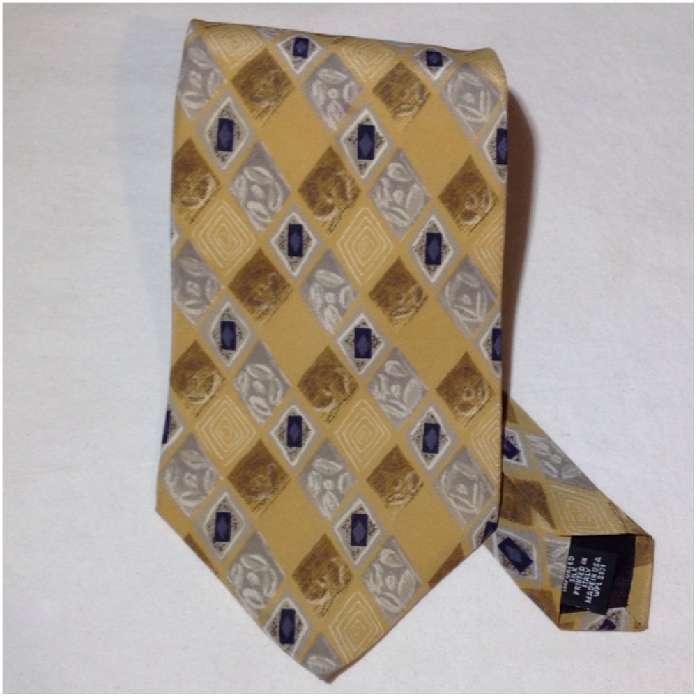 Men's River Brand By Arrow 100% Silk Neck Tie